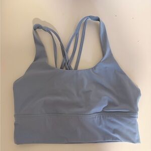 Women's Light Blue Sports Bra (Crz Yoga)